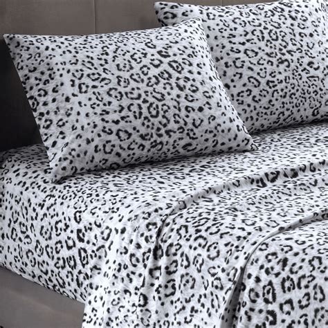 leopard print bed sheets